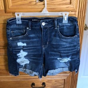 American Eagle Denim Midi Shorts